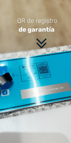 QR de garantía Mobip