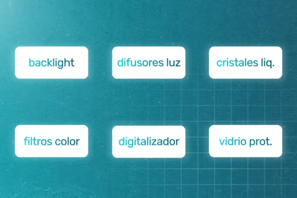 Pantallas LCD componentes